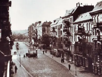 Historische Aufnahme des früheren U-Bahnhofs Hellkamp
