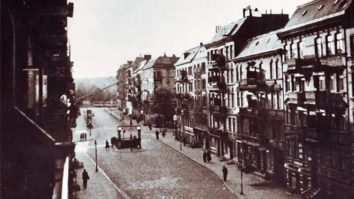 Historische Aufnahme des früheren U-Bahnhofs Hellkamp