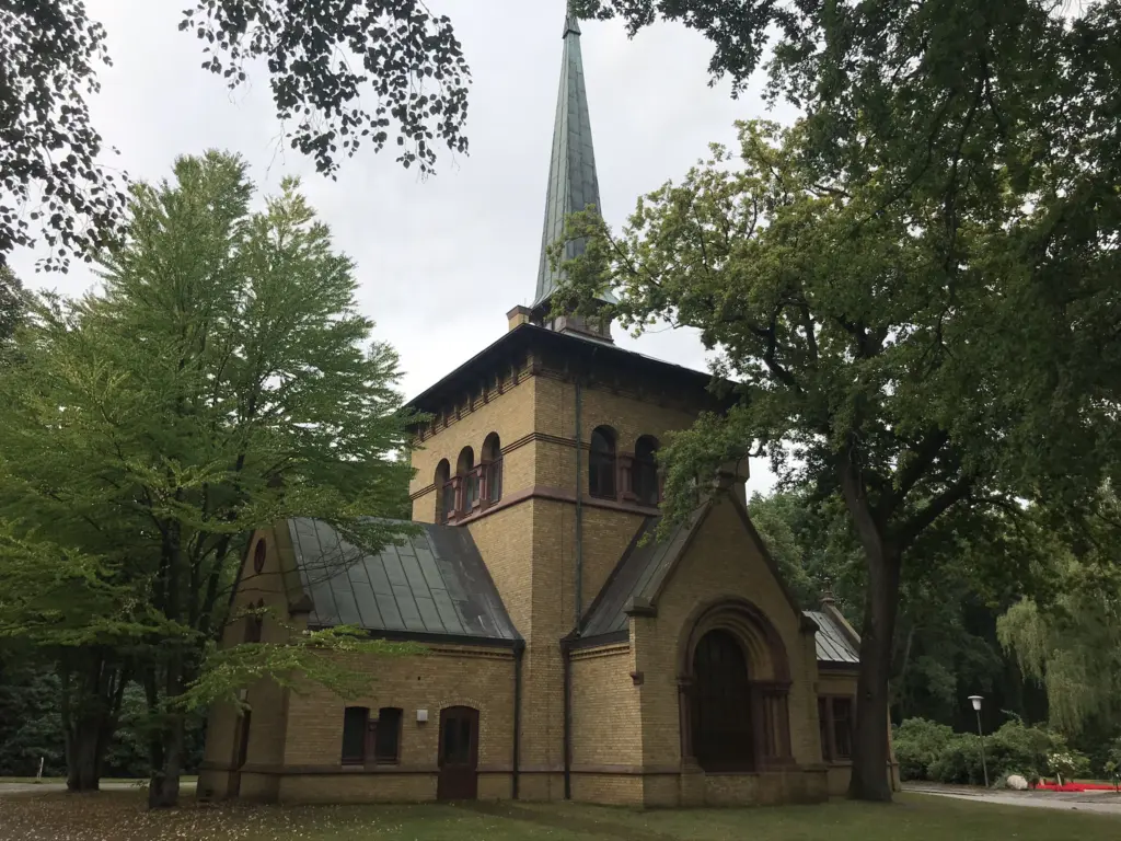 Historische Kapelle 2 auf dem Friedhof Ohlsdorf