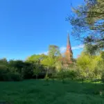 Historische Aufnahme aus dem früheren Dorf Altenwerder