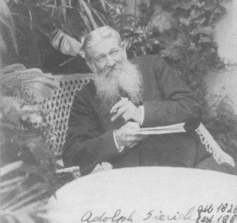 Porträt des Winterhuder Grundeigentümers Adolph Sierich
