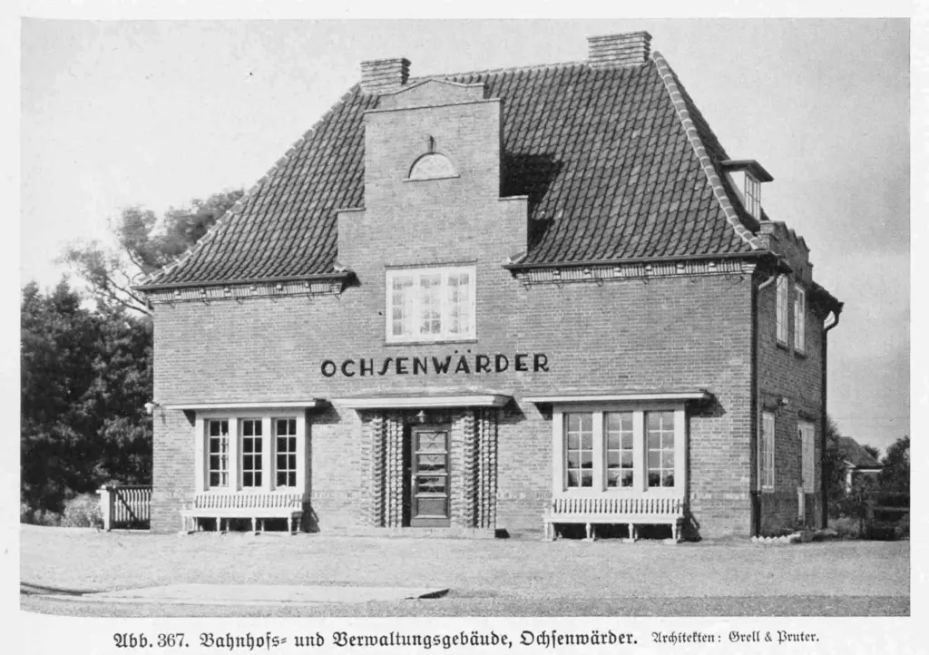 Bahnhof Ochsenwerder im Jahr 1929