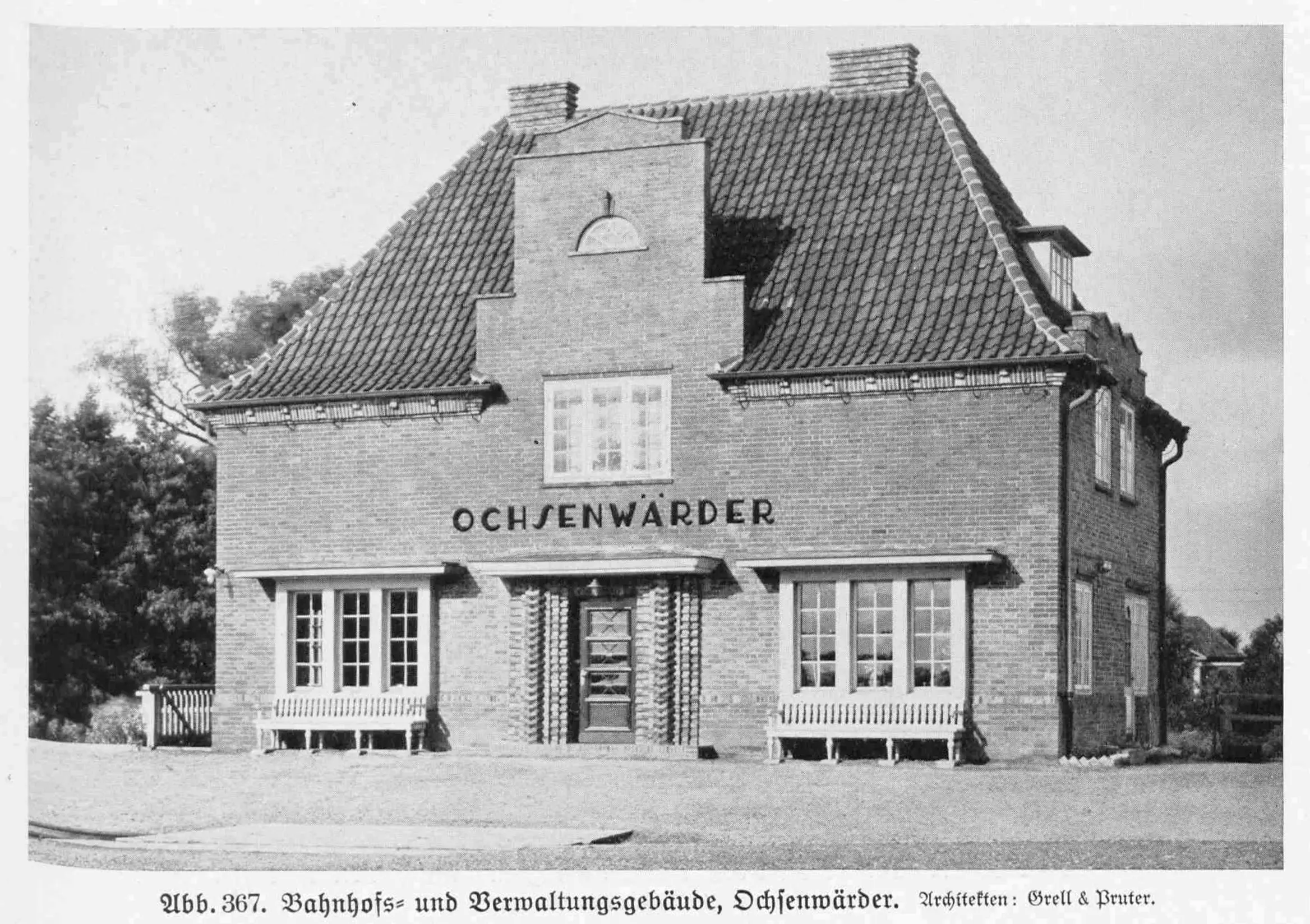 Bahnhof Ochsenwerder im Jahr 1929