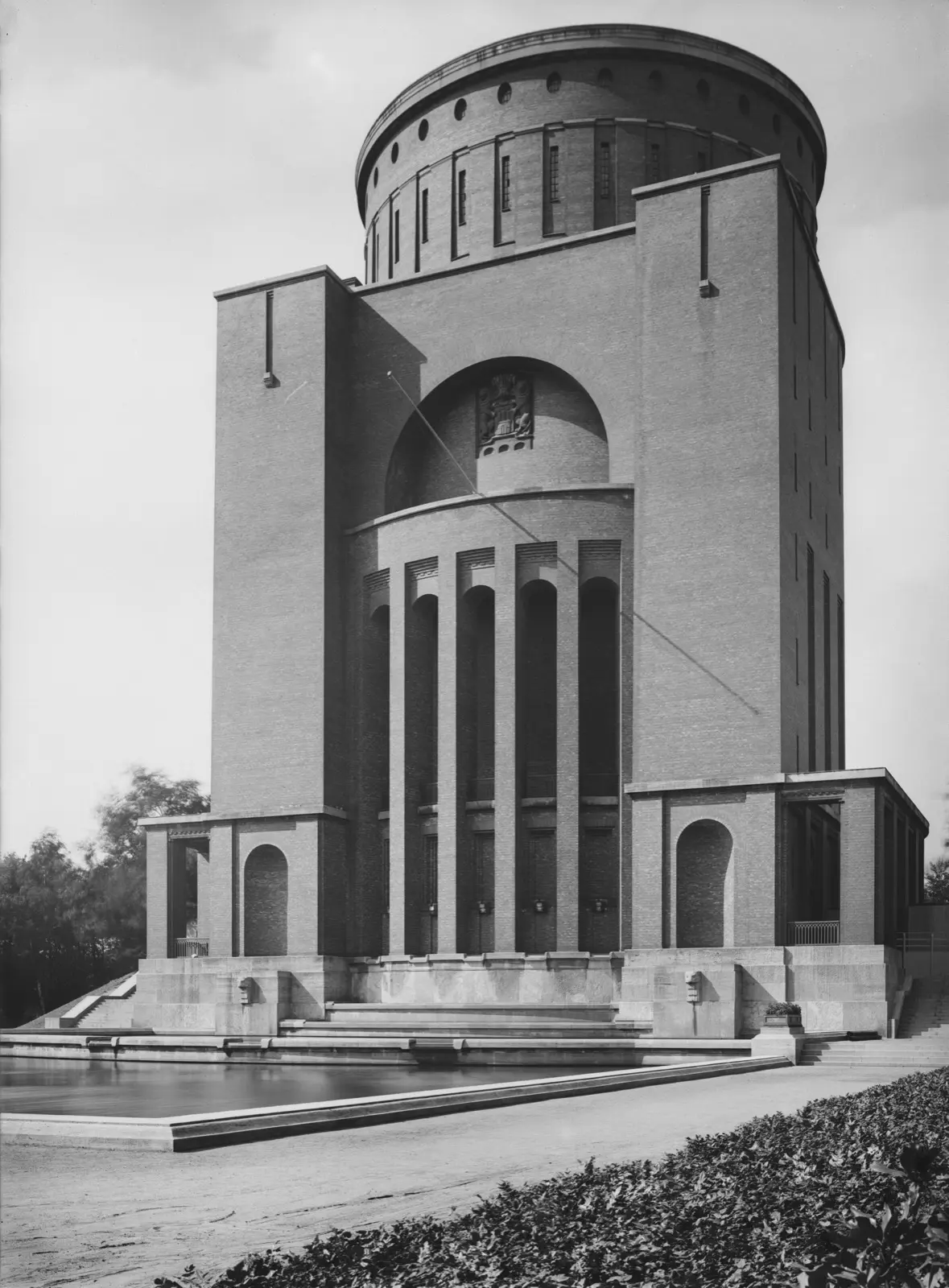 Der Winterhuder Wasserturm im Stadtpark, Aufnahme von 1920